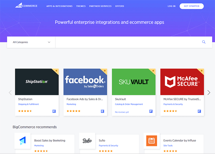 BigCommerce enterprise integrations BigCommerce enterprise integrations